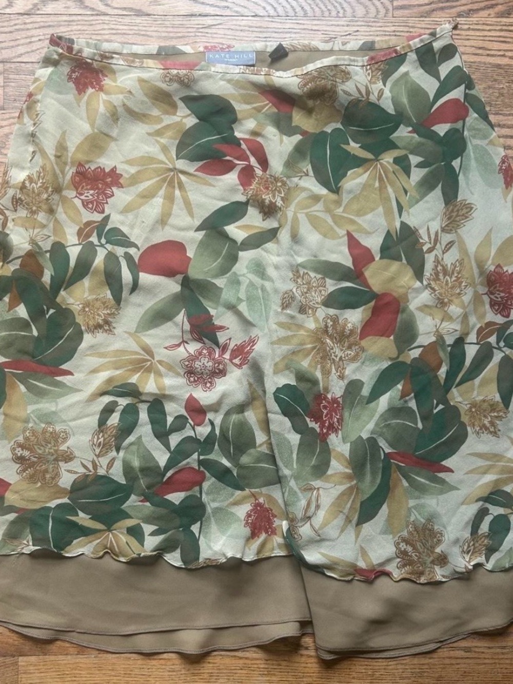 Kate Hill Floral Midi Skirt